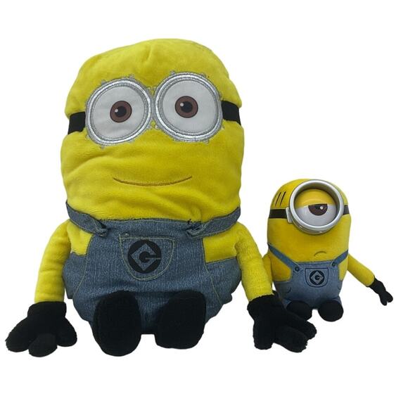 Cute LOT Minions Despicable Me Character Plush Dolls LOT - Picture 1 of 4